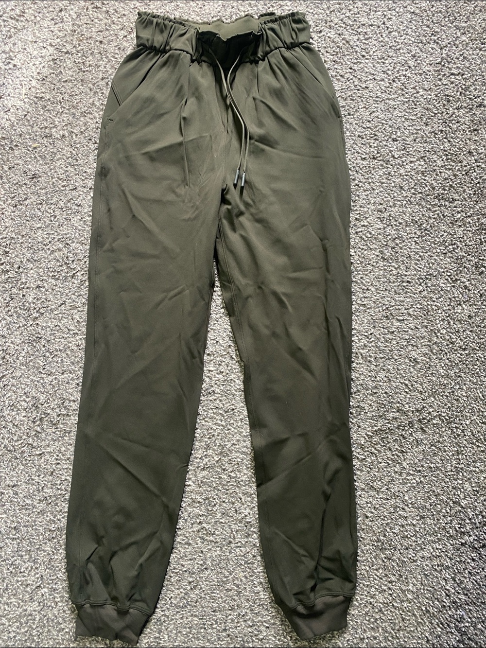 lululemon athletica Olive Green Drawstring Jogger Pants